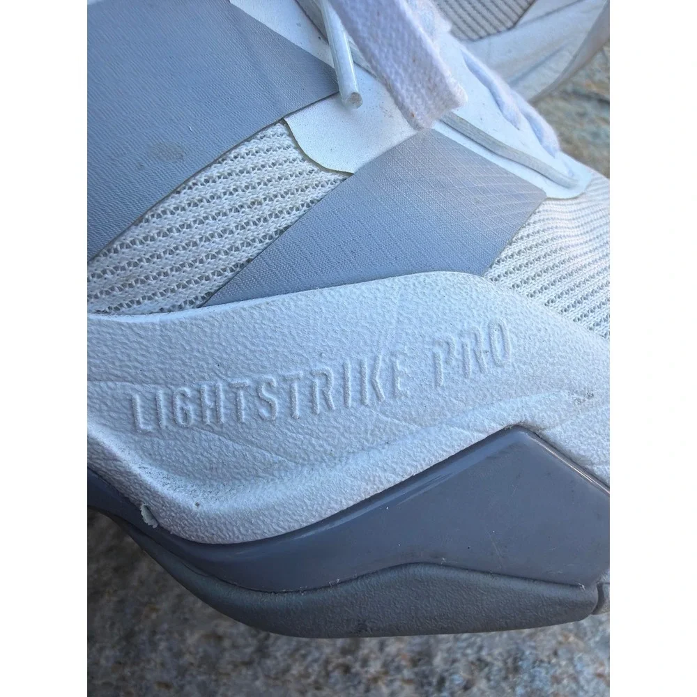 Adidas Dropset 3 Training Shoes White Grey Mens 11.5 JI4196 Lightstrike Pro